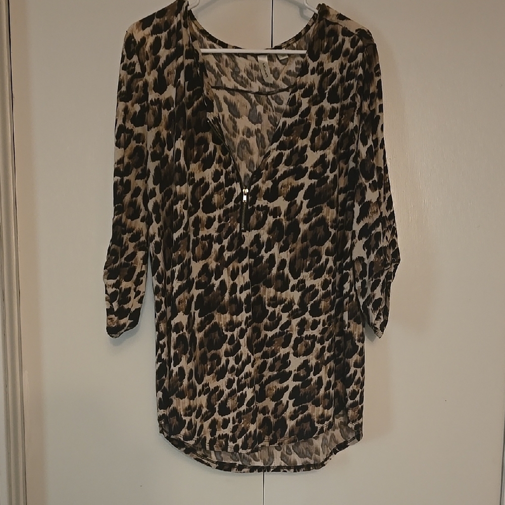 Leopard Print Women's Top